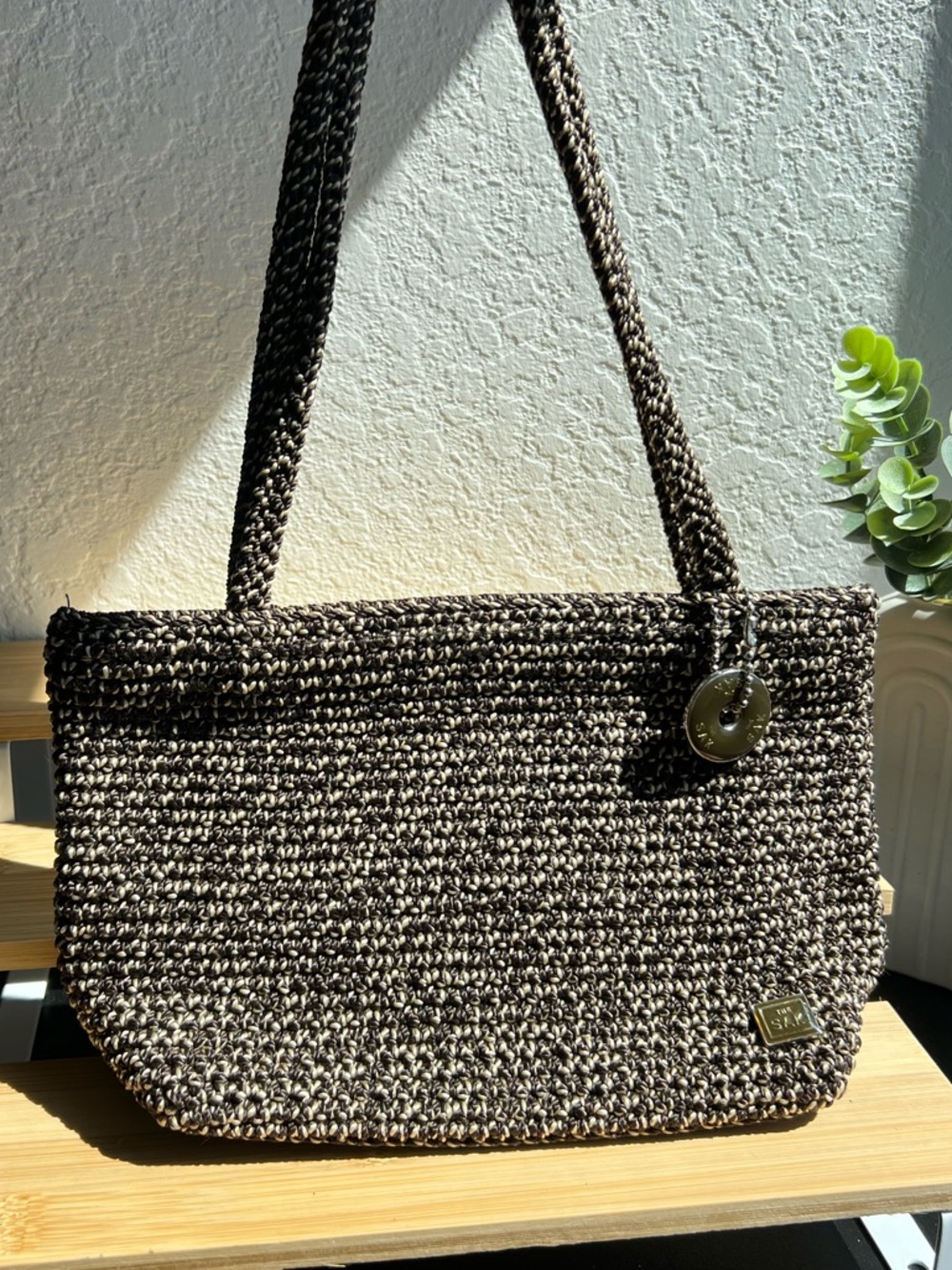 The Sak Woven Mini Hand Bag